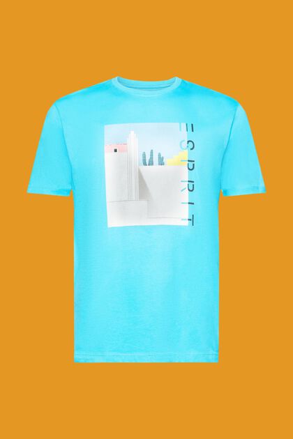 Cotton t-shirt with front print
