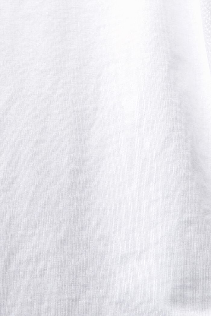 Logo Crewneck T-Shirt, WHITE, detail image number 4