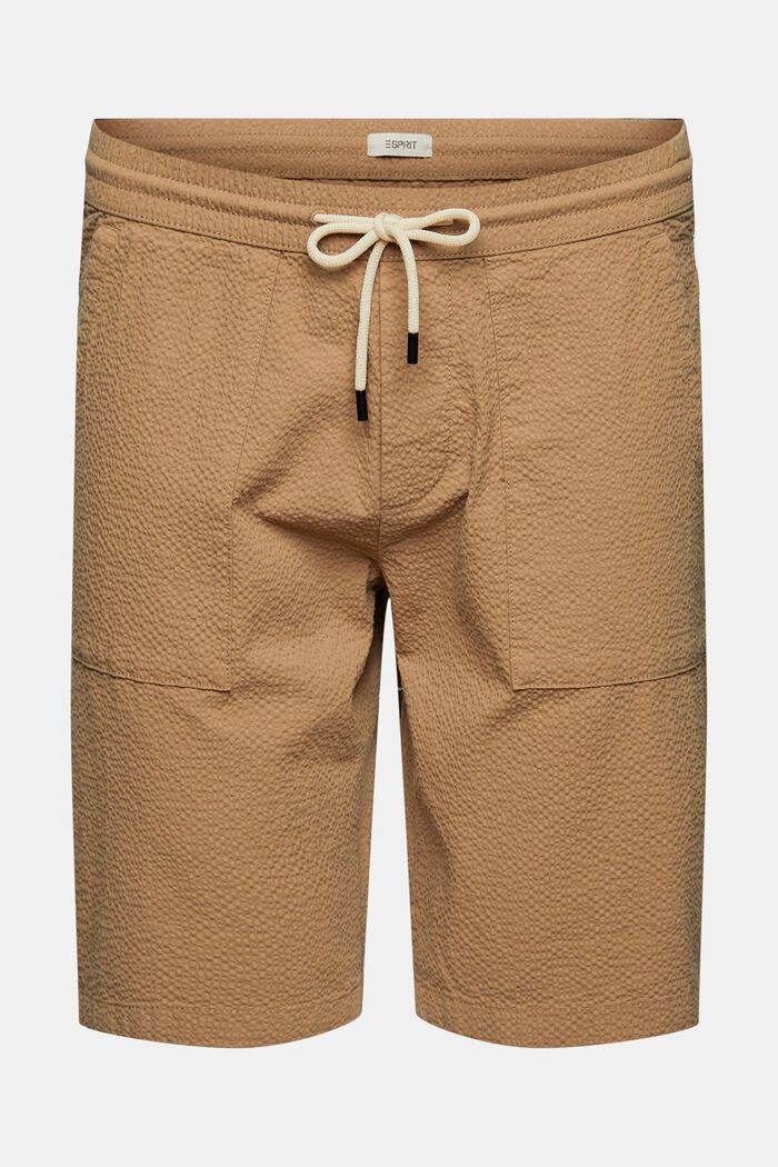 Seersucker shorts, BEIGE, detail image number 5