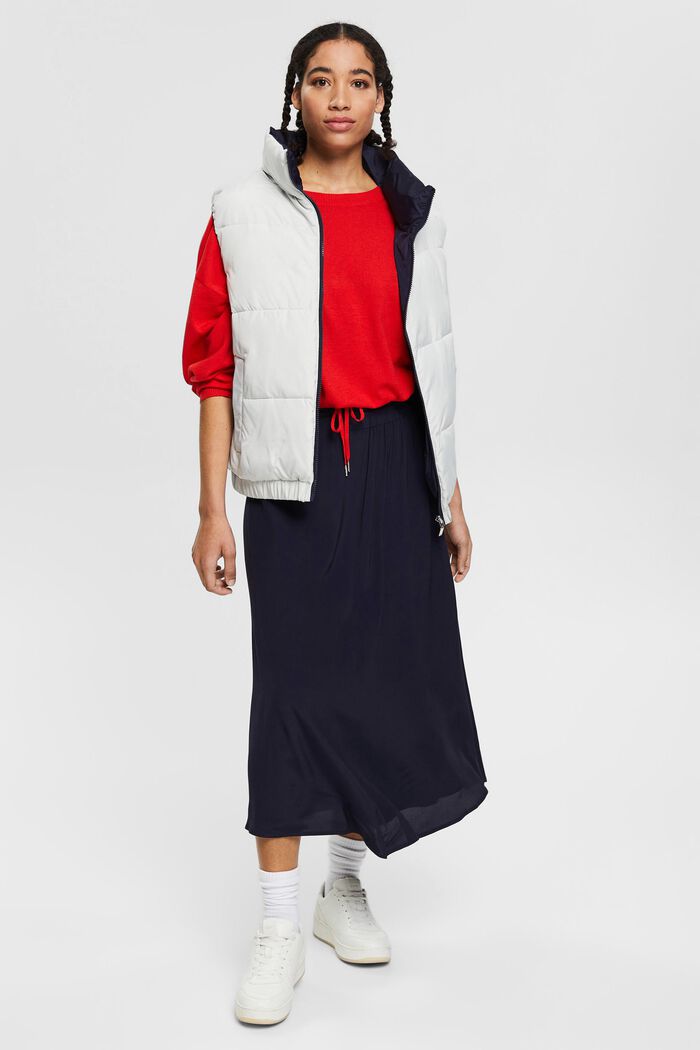 Fashion Cardigan, ORANGE RED, detail image number 1