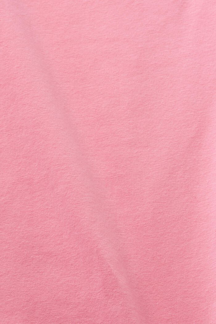 Long-sleeved top with asymmetric neckline, PINK, detail image number 5