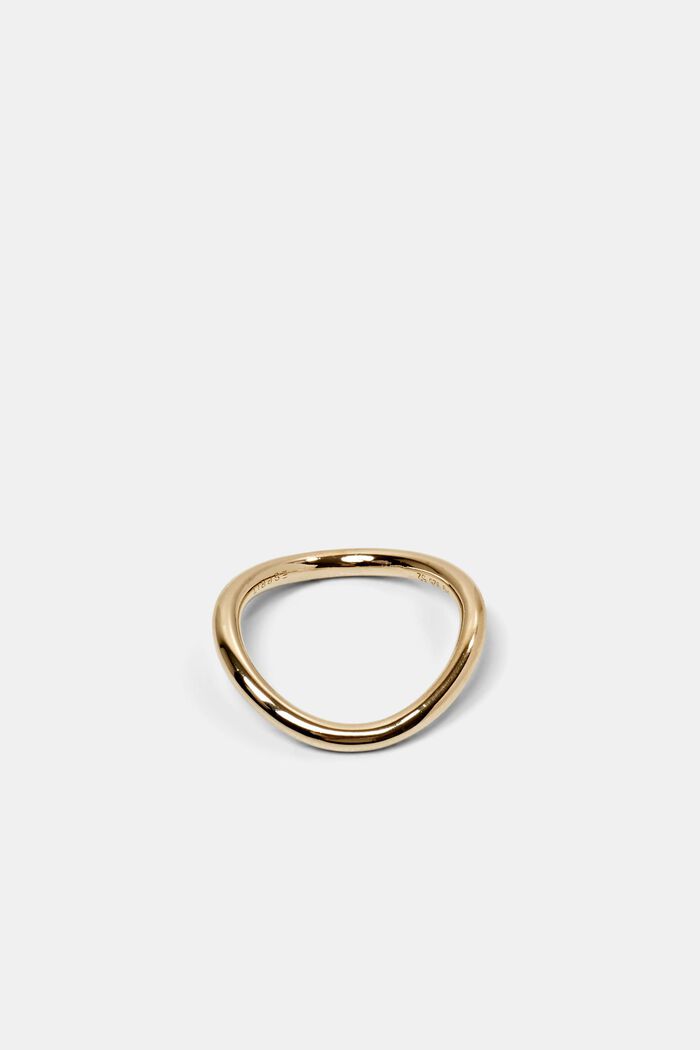 Gold Wave Ring, GOLD, detail image number 0