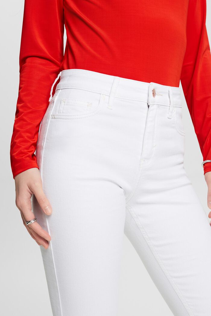 High Skinny Jeans, WHITE, detail image number 4