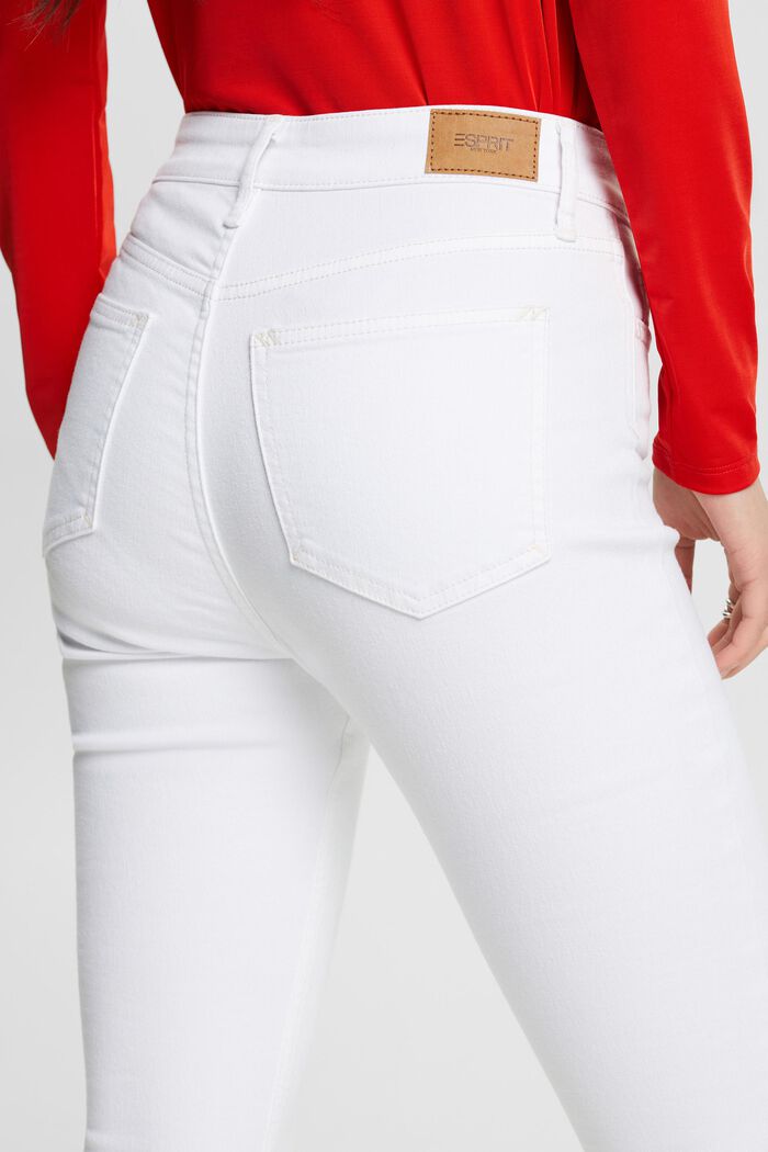 High Skinny Jeans, WHITE, detail image number 3