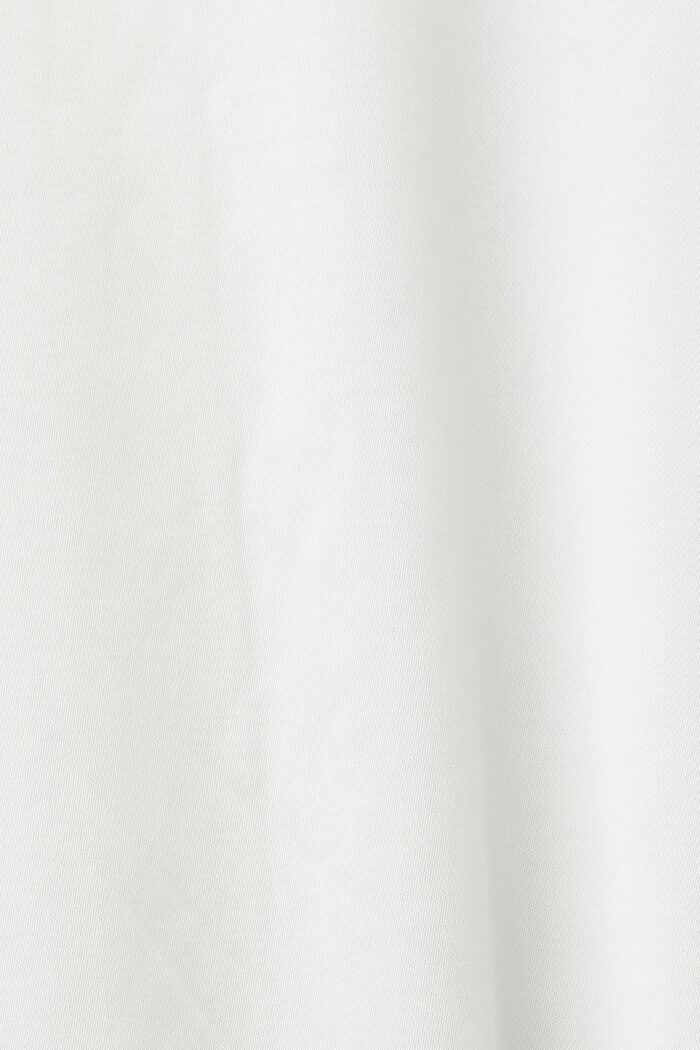 Long-Sleeve Satin Blouse, OFF WHITE, detail image number 5