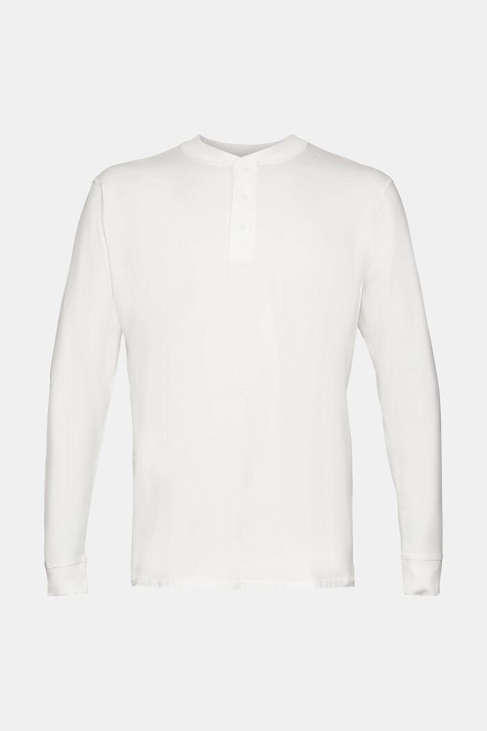 Long-sleeved top with buttons, OFF WHITE, detail image number 7