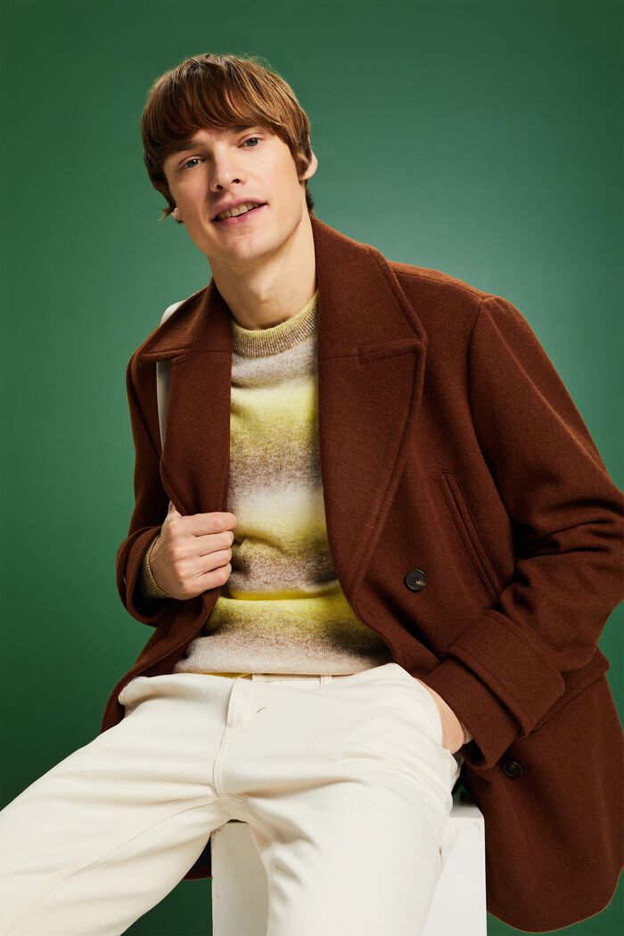 Gradient Stripe Crewneck Sweater, BARK, detail image number 4