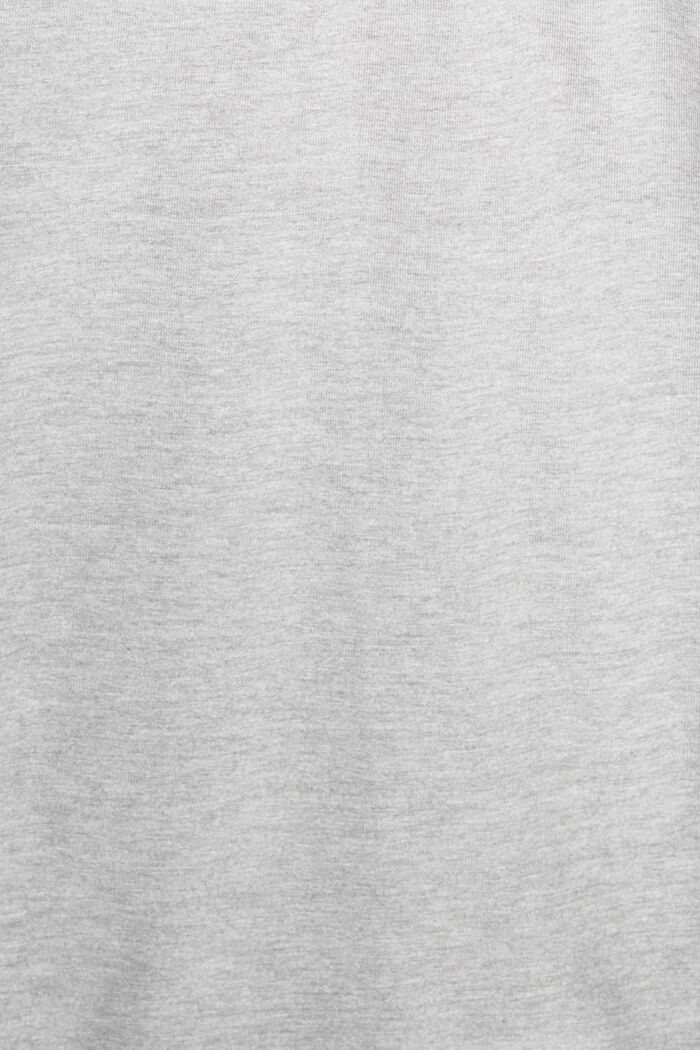 Melange jersey t-shirt, LENZING™ ECOVERO™, MEDIUM GREY, detail image number 1