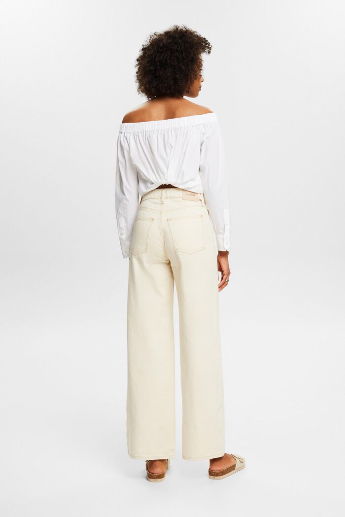High-Rise Retro Wide Leg Jeans, OFF WHITE, detail image number 2