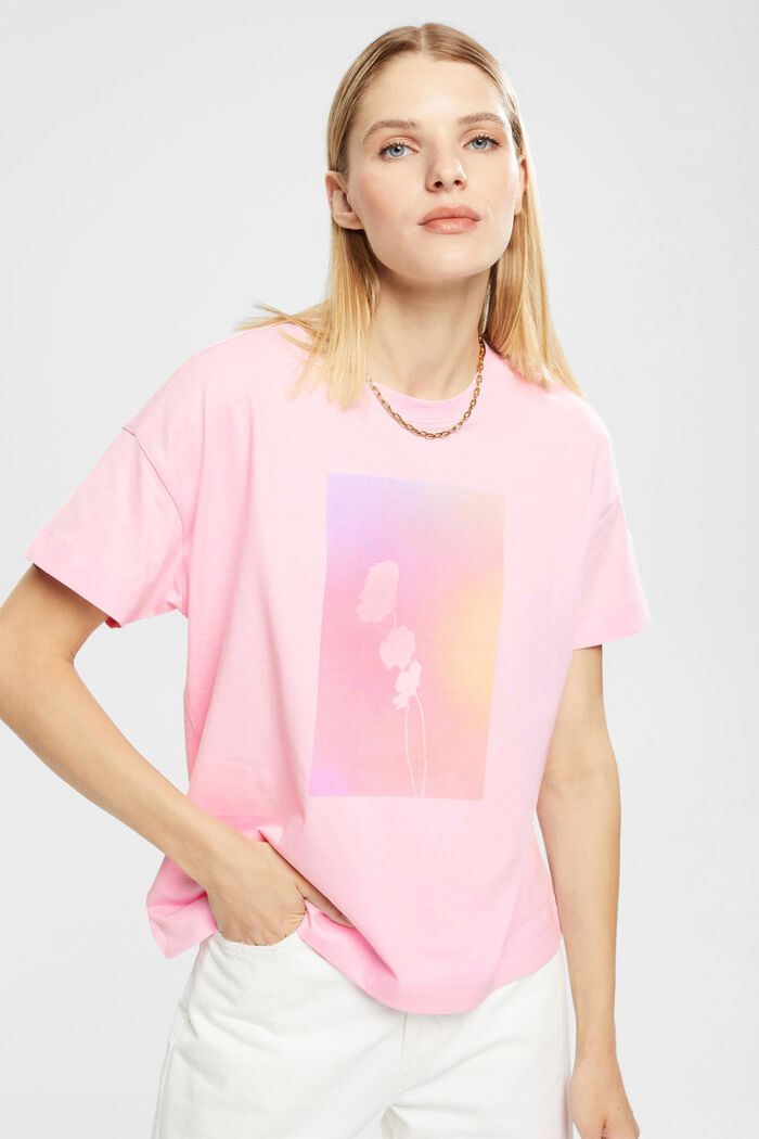 T-shirt with print, LIGHT PINK, detail image number 1