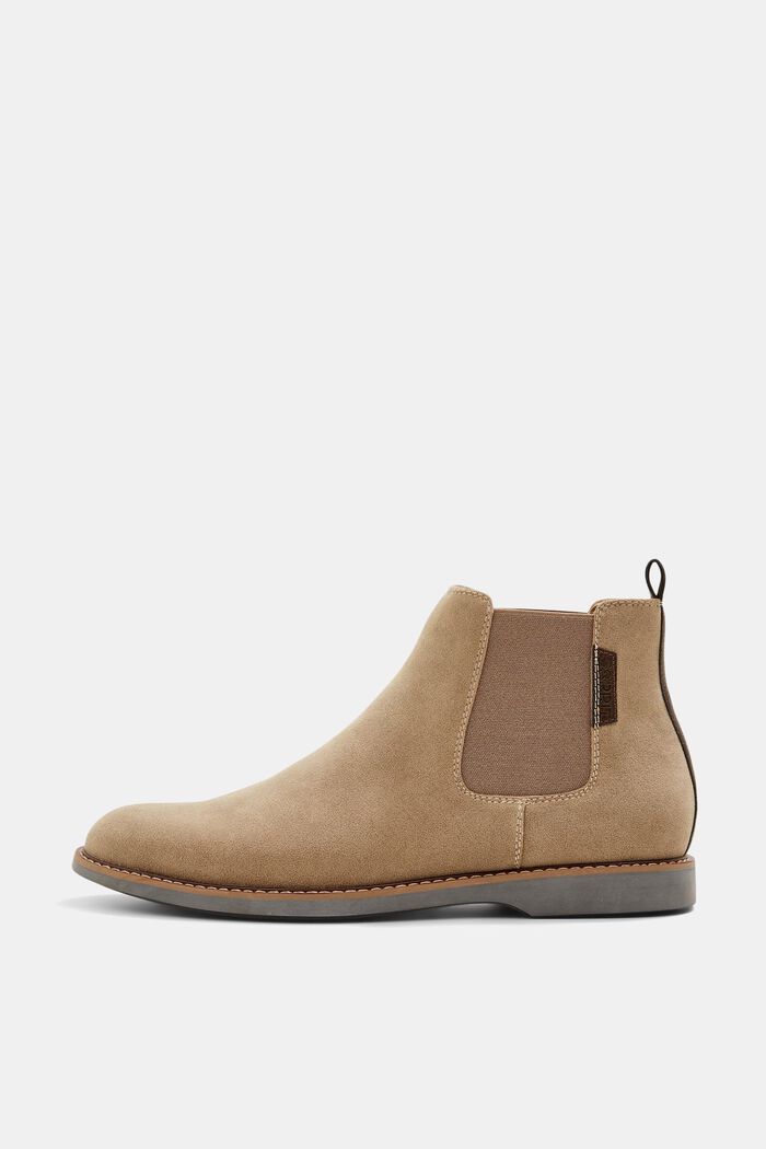 Chelsea boots in imitation suede, SAND, detail image number 0