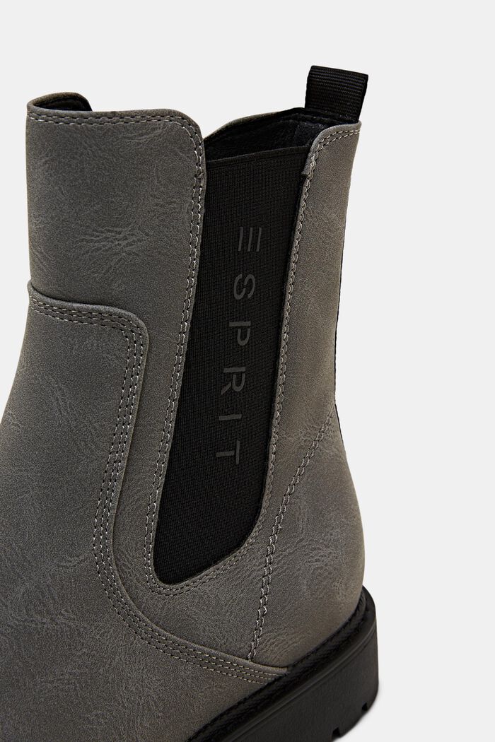 Faux leather boots, GREY, detail image number 3