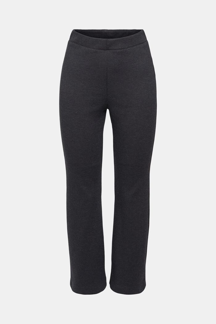 Cropped kick flare trousers, ANTHRACITE, detail image number 2