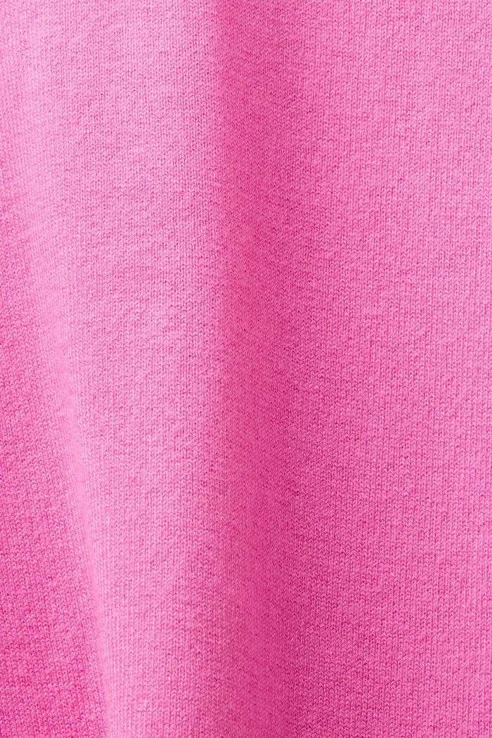 Mock Neck Sweater, PINK FUCHSIA, detail image number 5