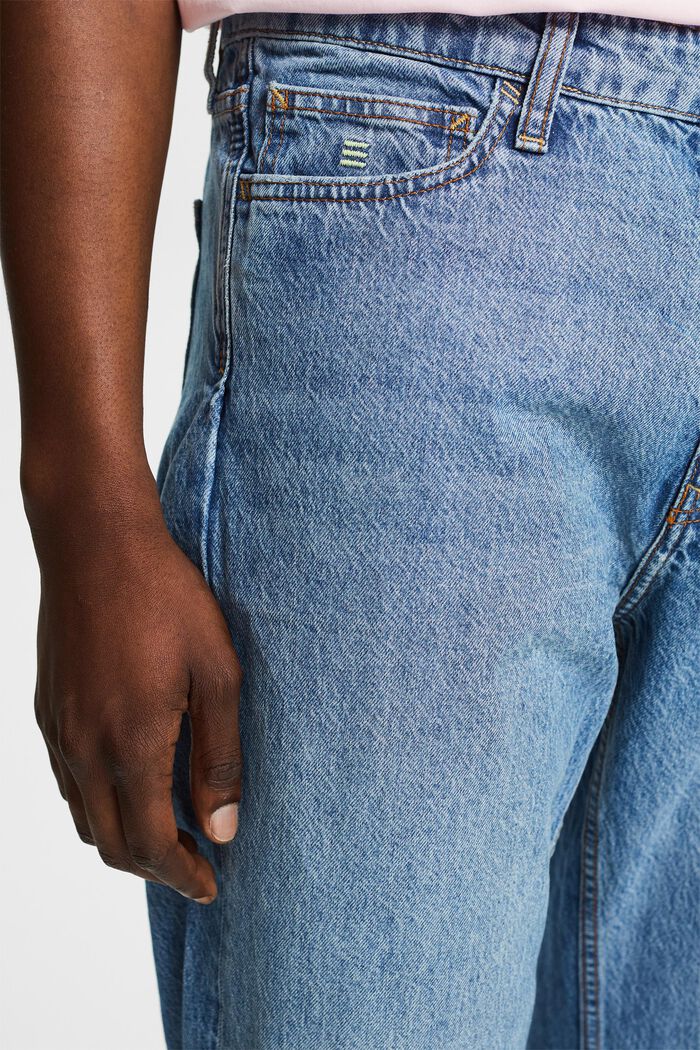 Mid-Rise Retro Relaxed Jeans, BLUE LIGHT WASHED, detail image number 4