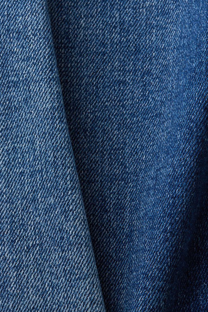 Tapered jeans with recycled cotton, BLUE MEDIUM WASHED, detail image number 6