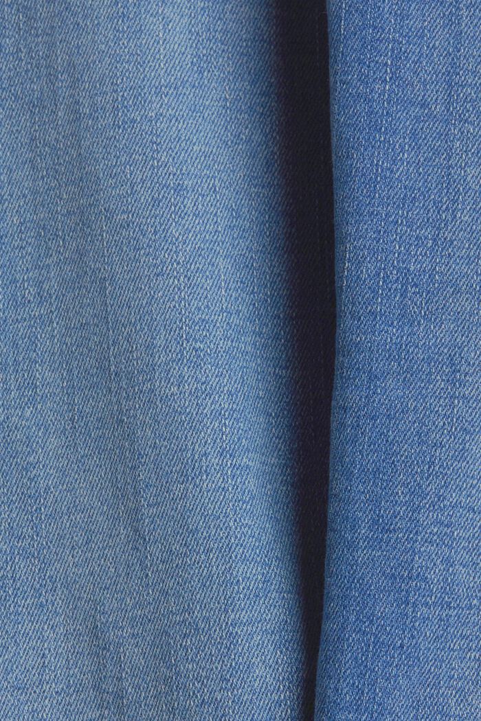 Stretch jeans in organic cotton, BLUE LIGHT WASHED, detail image number 1