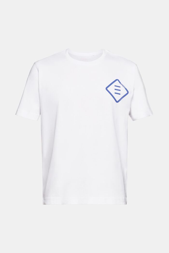 Logo Cotton Jersey T-Shirt, WHITE, detail image number 5