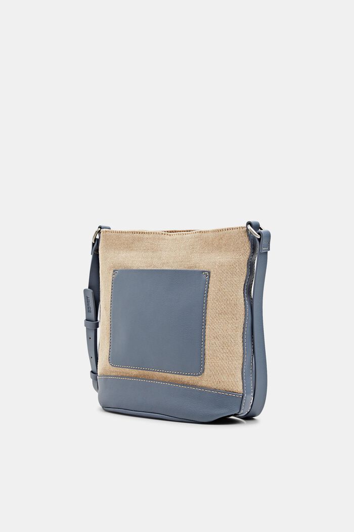 Bag made of blended linen, LIGHT BLUE, detail image number 2