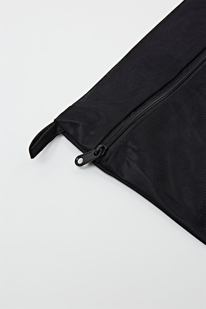 Zip laundry bag, BLACK, detail image number 1