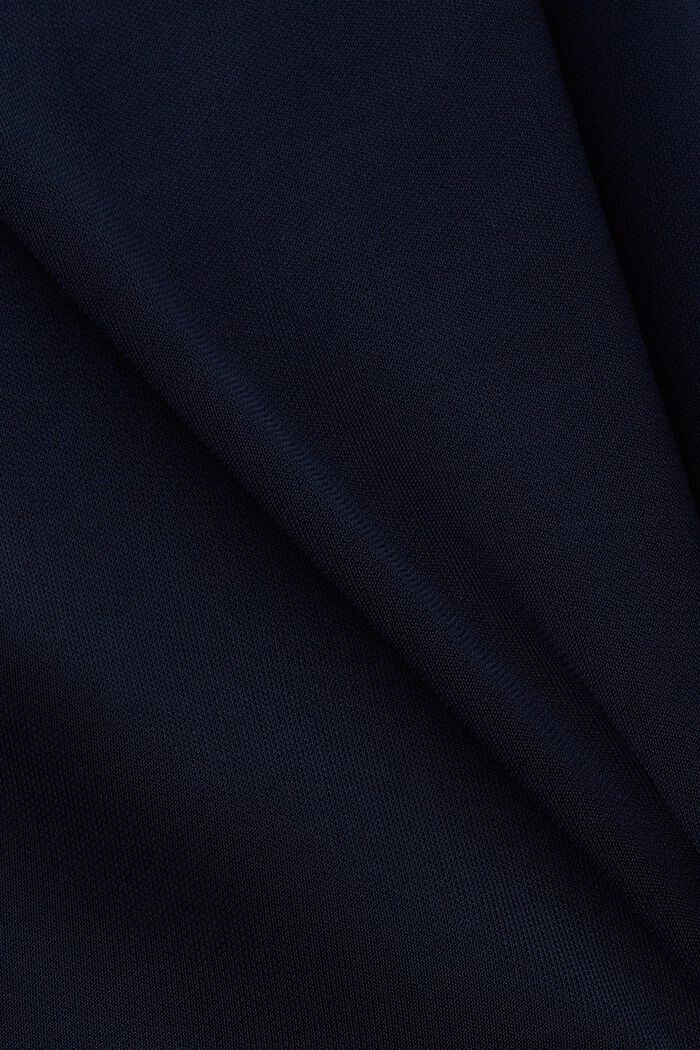Drawstring Crepe Midi Dress, NAVY, detail image number 5