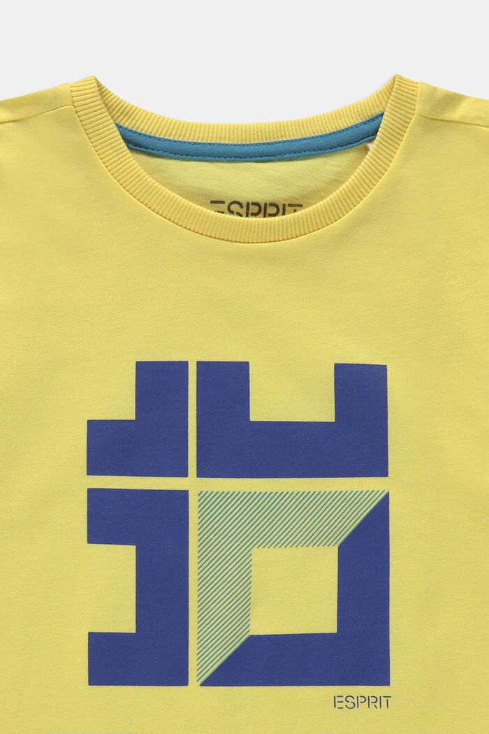 T-shirt with print, HONEY YELLOW, detail image number 2