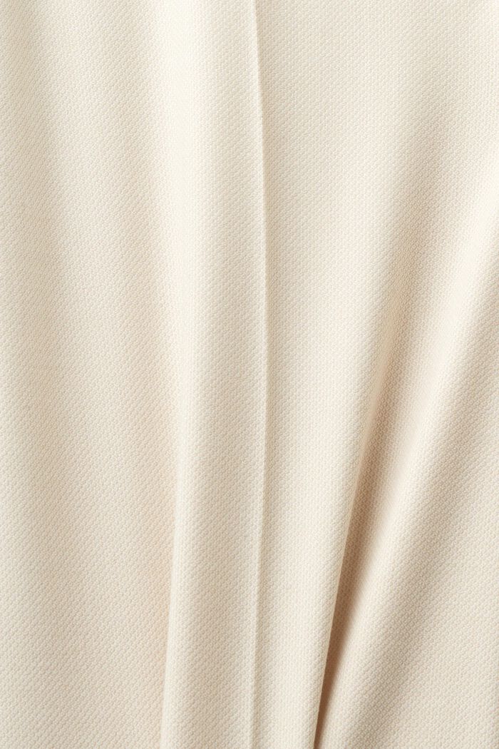 Cropped high-rise business trousers, LIGHT BEIGE, detail image number 5