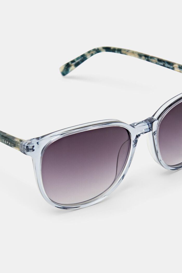 Gradient Square Framed Sunglasses, BLUE, detail image number 1