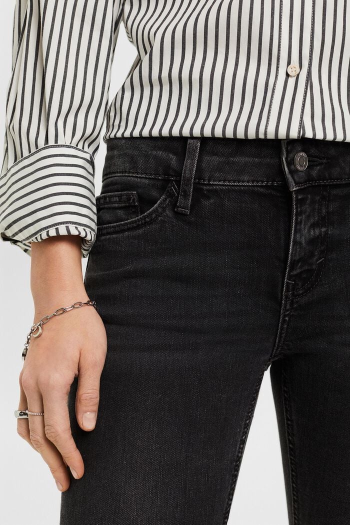 Low Skinny Jeans, BLACK DARK WASHED, detail image number 2
