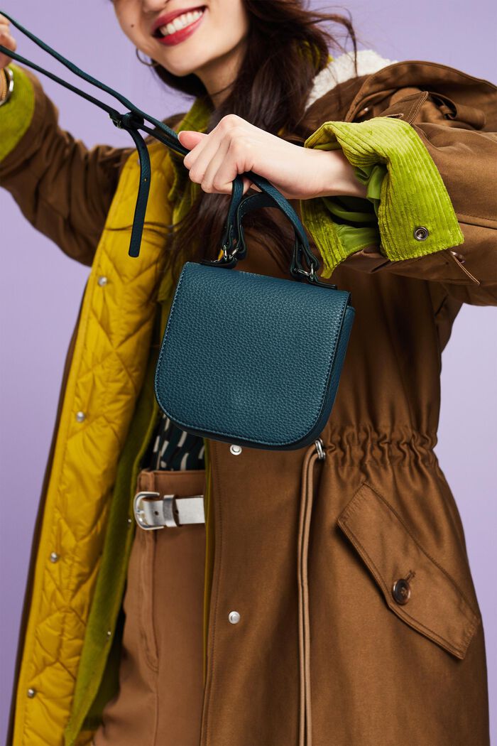 Mini Shoulder Bag, PETROL BLUE, detail image number 4