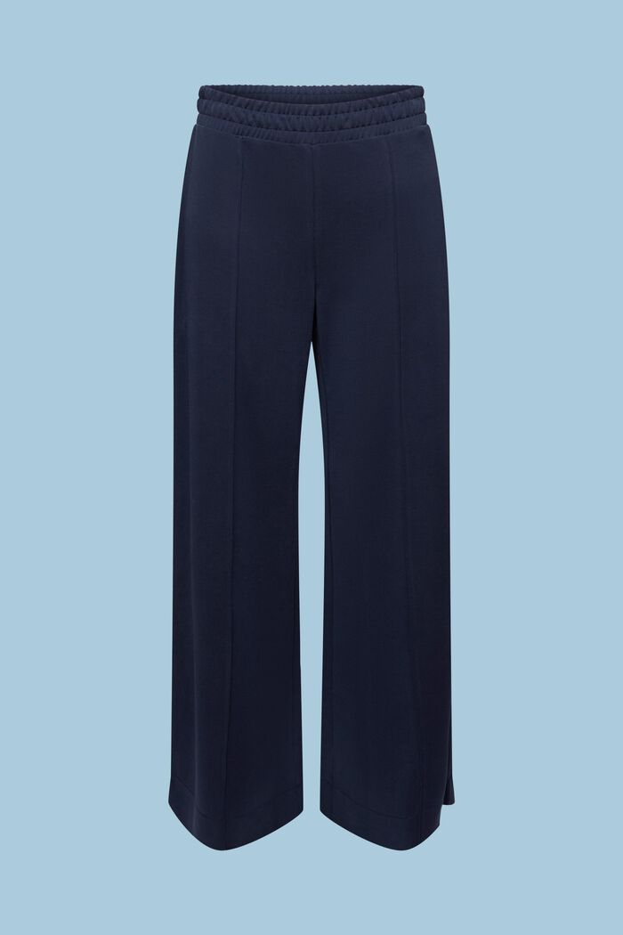 Permanent Crease Wide Leg Pull-On Pants, NAVY, detail image number 6