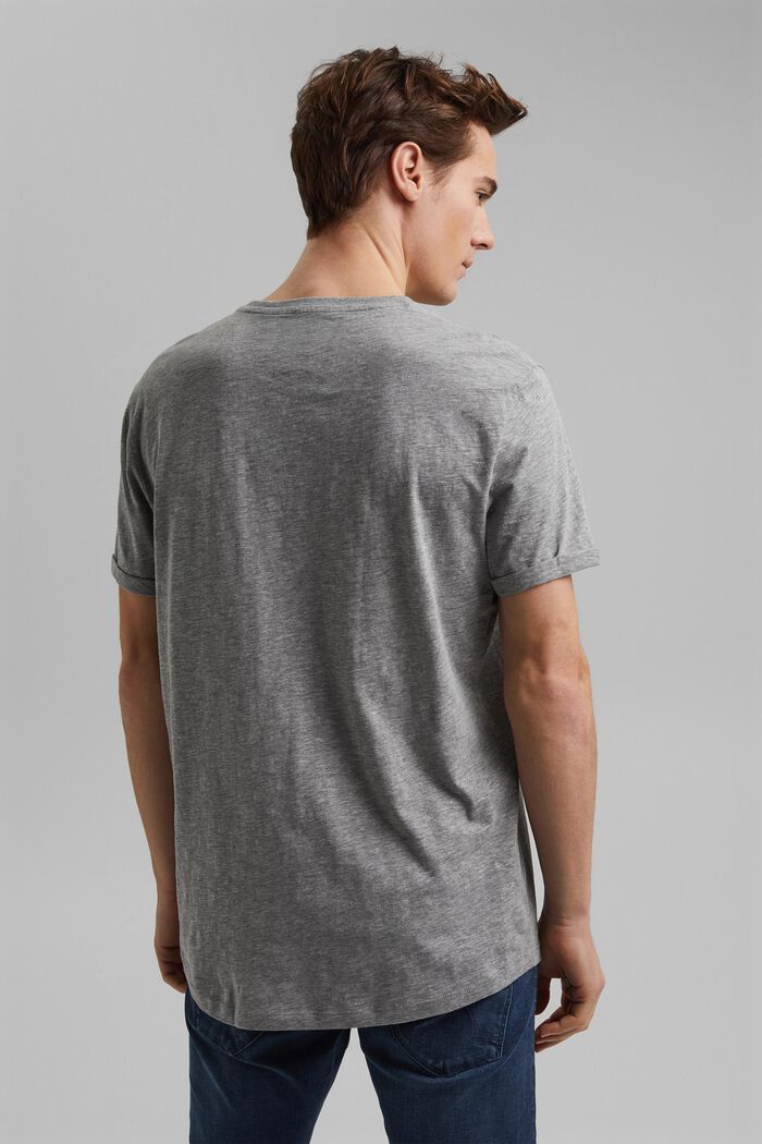 Jersey T-shirt, organic cotton/LENZING™ ECOVERO™, MEDIUM GREY, detail image number 3