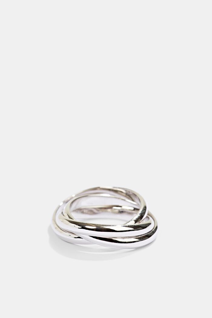 Ring trio in sterling silver, SILVER, detail image number 0