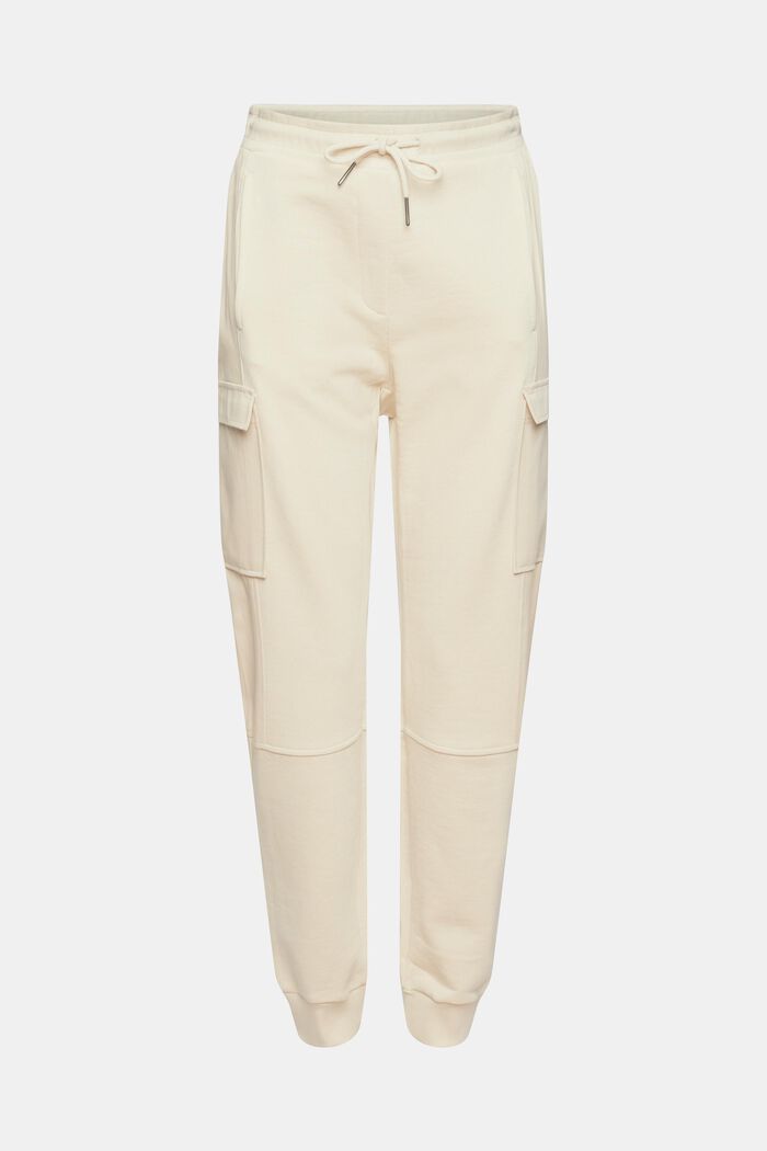 Cargo-style tracksuit bottoms, SAND, overview