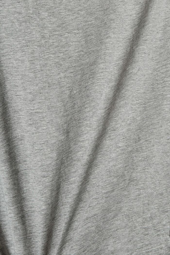 T-shirt with a print, made of blended cotton, MEDIUM GREY, detail image number 4