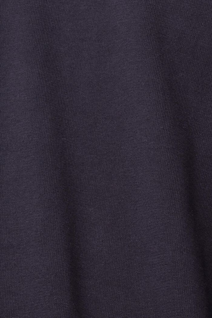Knit hooded jumper, NAVY, detail image number 1