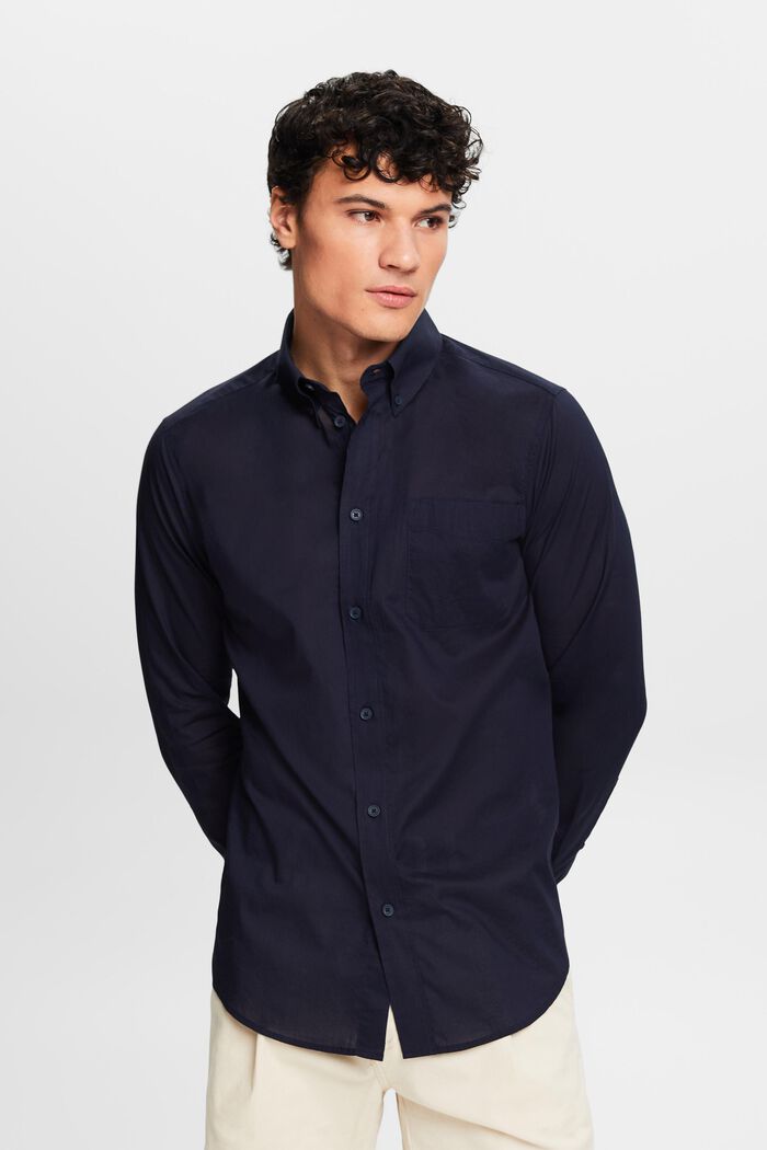 Button-Down Shirt, NAVY, detail image number 0