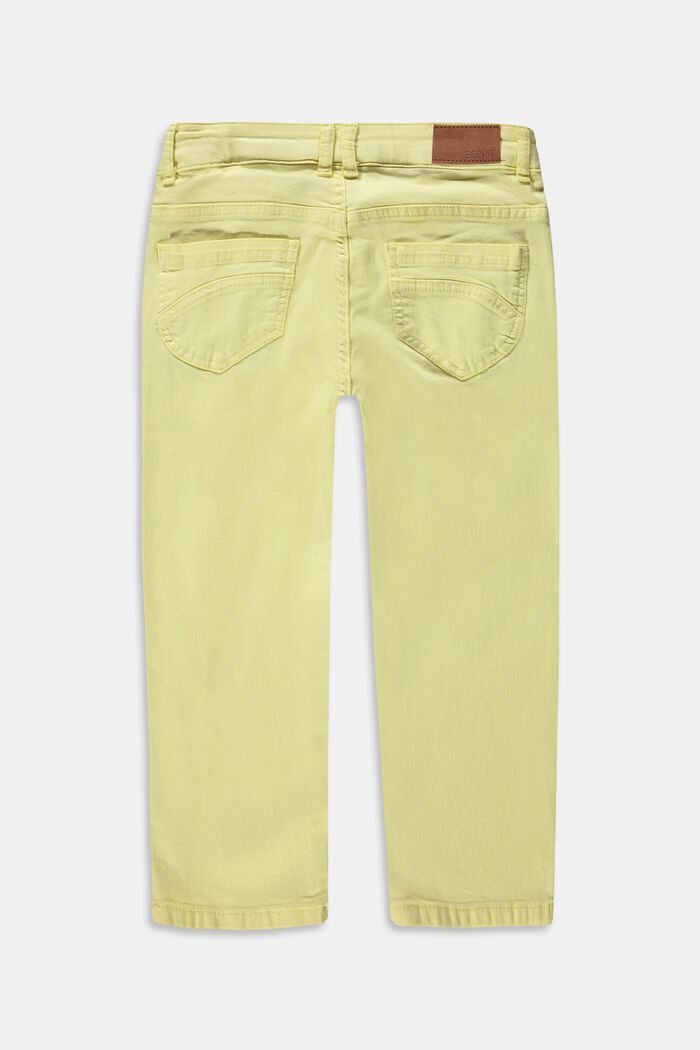 Capri trousers with an adjustable waistband, LIME YELLOW, detail image number 1