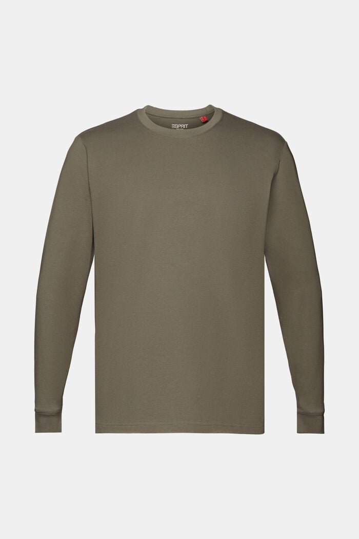 Jersey long sleeve, 100% cotton, GUNMETAL, detail image number 5