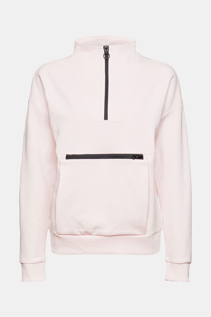 Sweatshirt with a zip pocket, LIGHT PINK, detail image number 8
