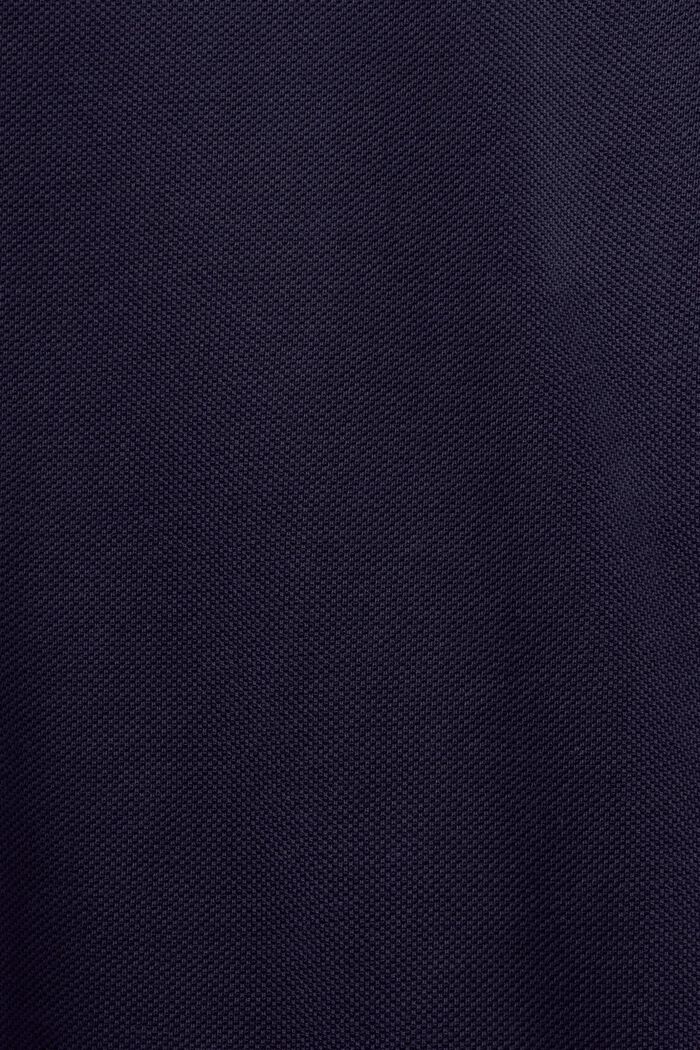 Cotton Pique Polo Shirt, NAVY, detail image number 5