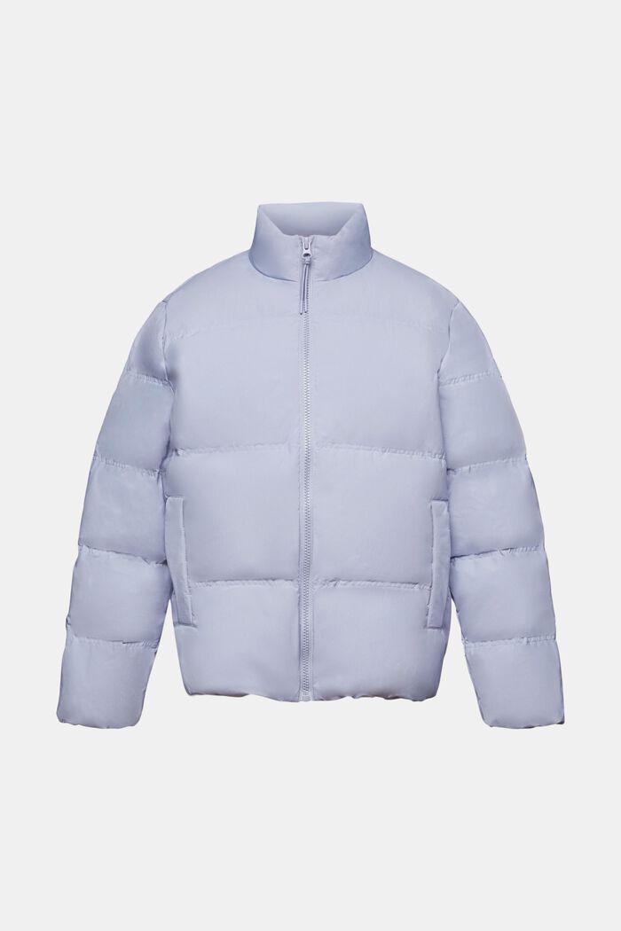 Recycled: puffer jacket with down, LIGHT BLUE LAVENDER, detail image number 6
