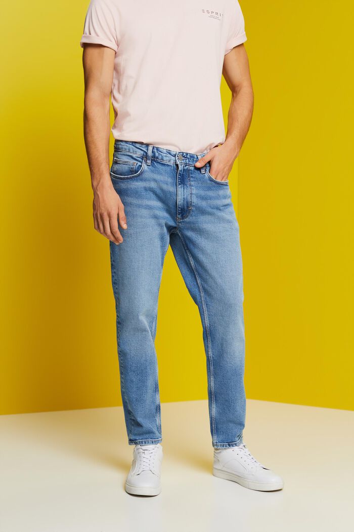 Relaxed slim fit jeans, BLUE MEDIUM WASHED, detail image number 0