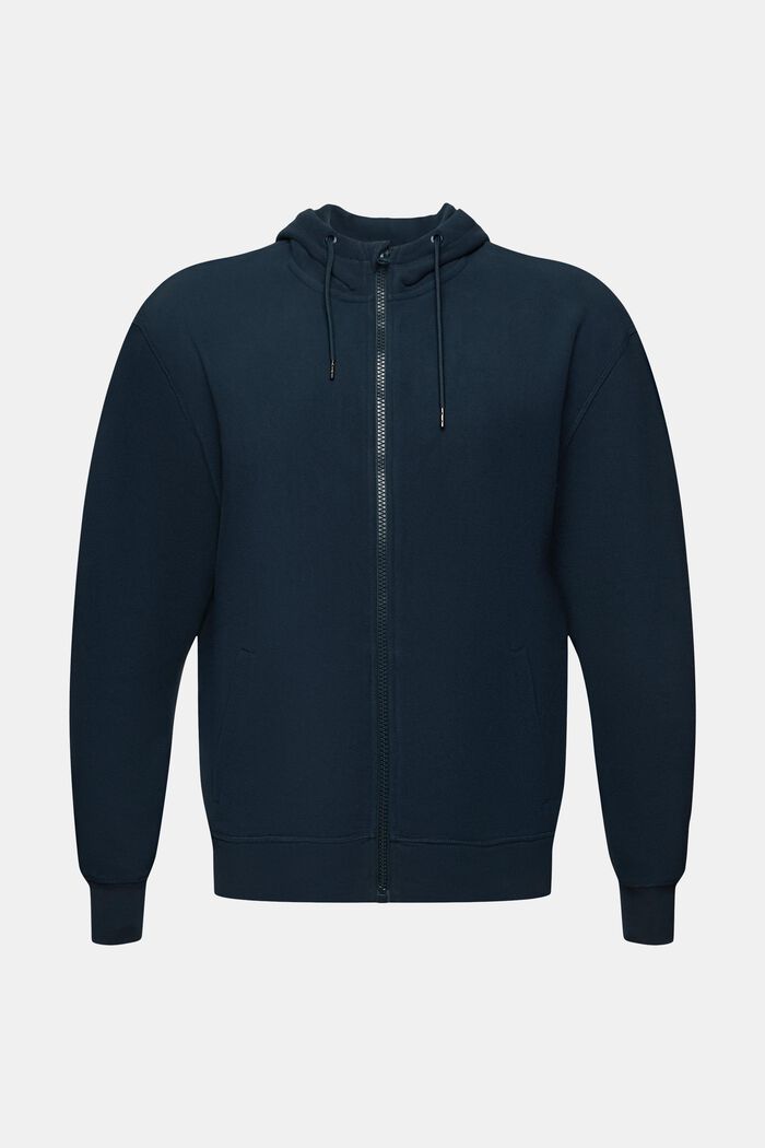 Hooded Fleece Sweatshirt, PETROL BLUE, detail image number 6