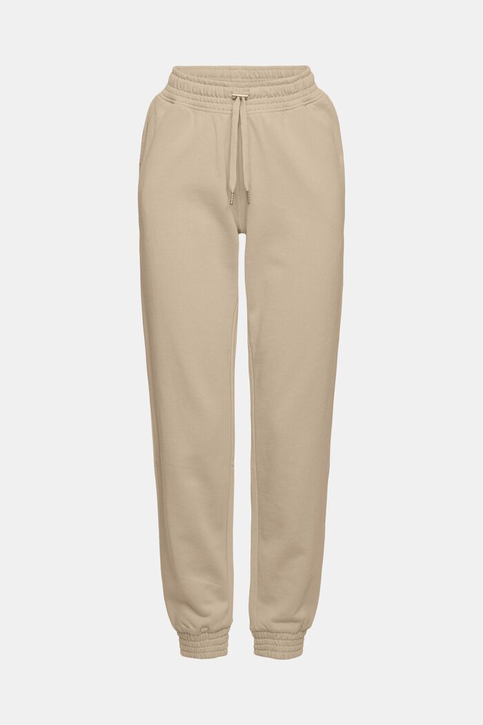 Tracksuit bottoms made of 100% cotton, LIGHT TAUPE, detail image number 2