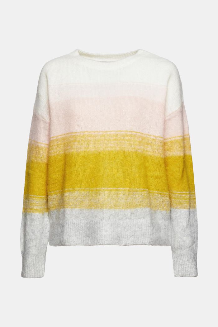 With wool: jumper with colour gradation, PASTEL PINK, detail image number 5