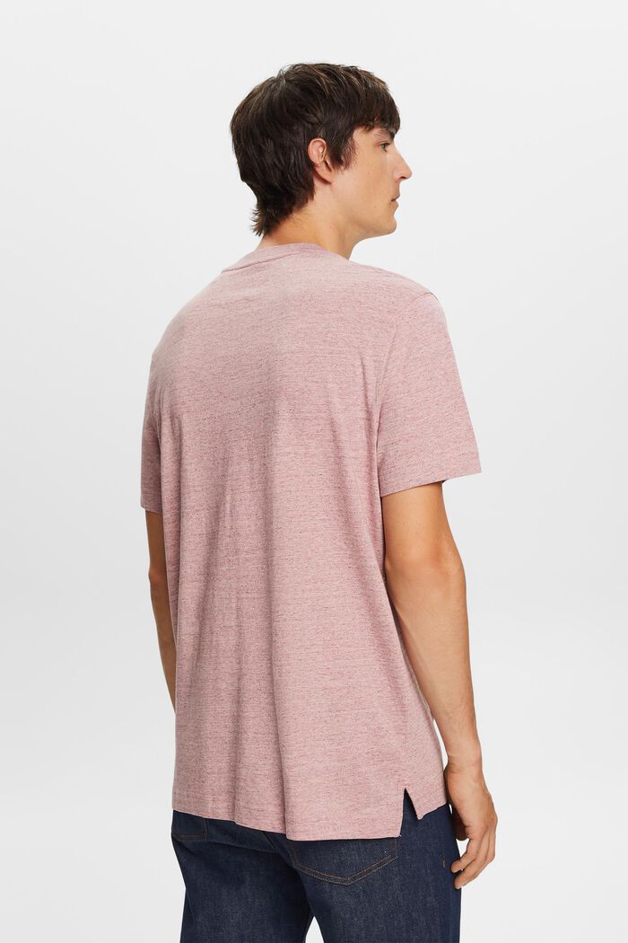 Crewneck t-shirt, 100% cotton, OLD PINK, detail image number 3