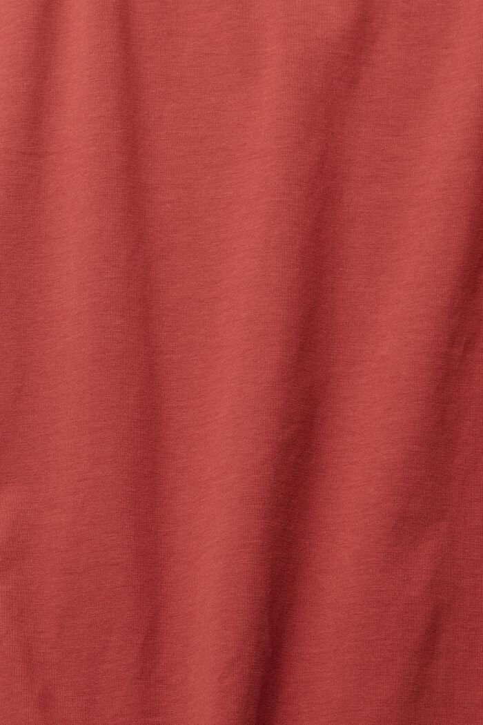Plain coloured sleeveless top, TERRACOTTA, detail image number 6