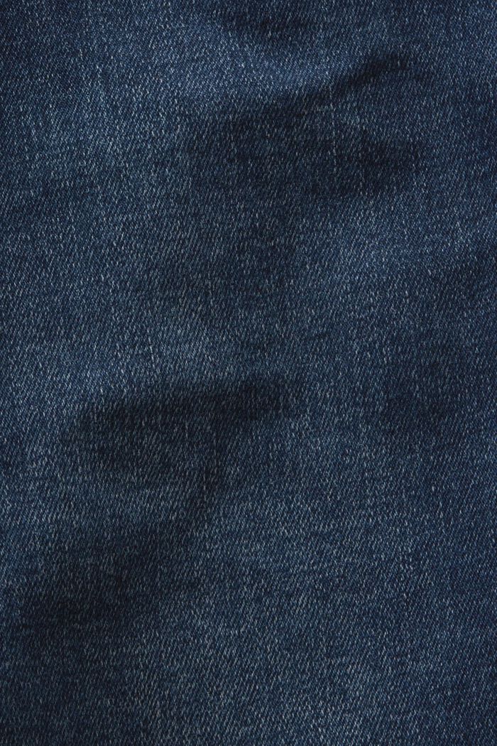 Mid-rise slim fit stretch jeans, BLUE LIGHT WASHED, detail image number 5