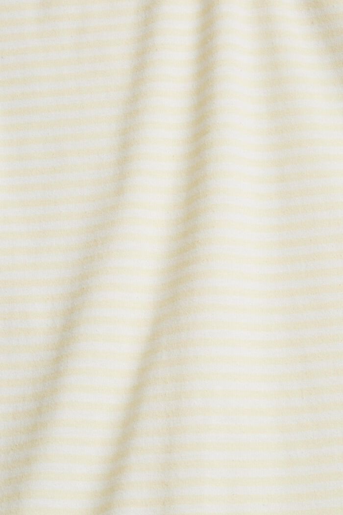 Jersey nightshirt, organic cotton blend, PASTEL YELLOW, detail image number 1